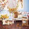 Fall Pumpkin Throw Pillow Covers 18x18 Set of 4, Maple Leaf Love Autumn Thanksgiving Harvest Decorative Pillows Outdoor Farmhouse Seasonal Cushion Cover for Home Sofa Couch Decor